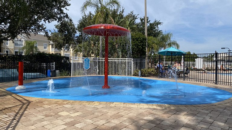 Fabulosa, Disney, clube com piscina, quadra de tênis e mais.